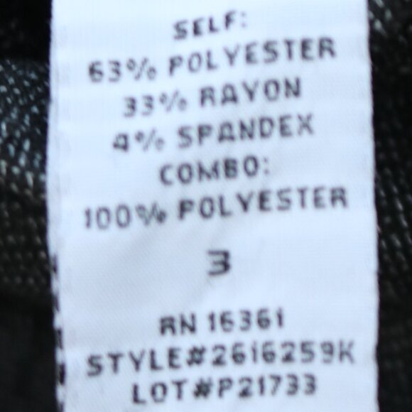 Joe B by Joe Dembasset Charcoal Grey Heather Button Pockets Slim Trouser Pants 3 - Picture 6 of 6